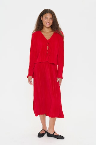 SAINT TROPEZ - Cárdigan en rojo