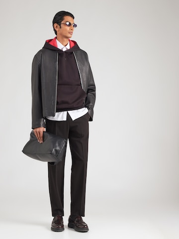 HUGO Sweatshirt 'Daneony' in Schwarz