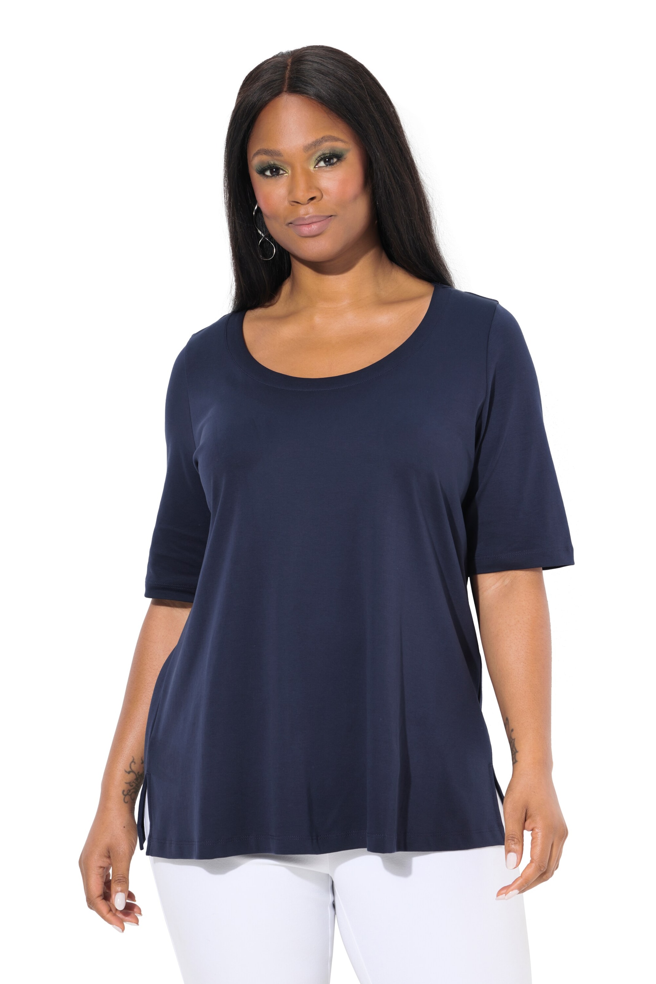 Ulla Popken Shirt in Blue: front