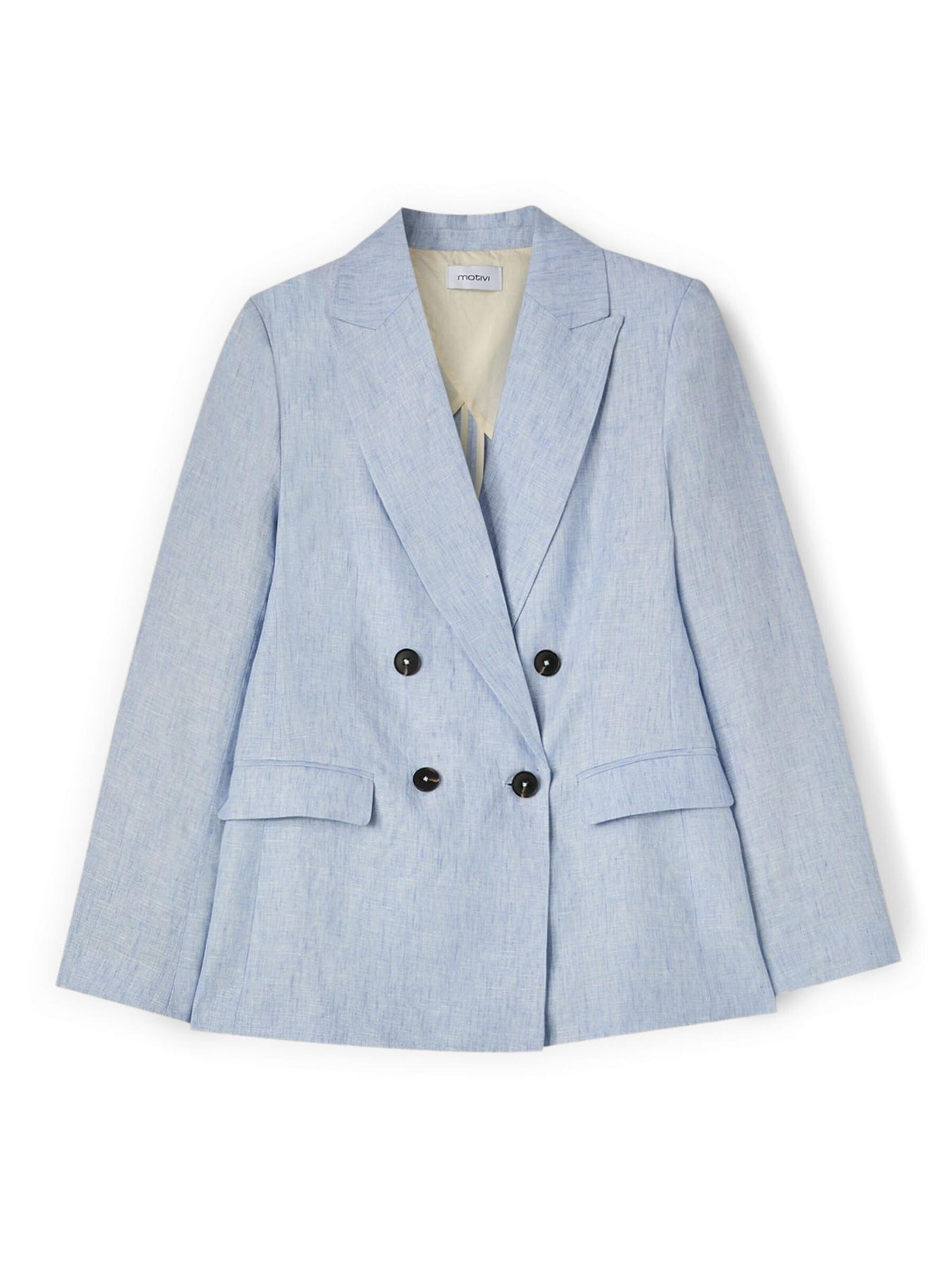 Blazer MOTIVI en bleu : devant