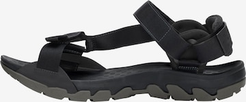 JACK WOLFSKIN Sandale in Schwarz: Vorderseite