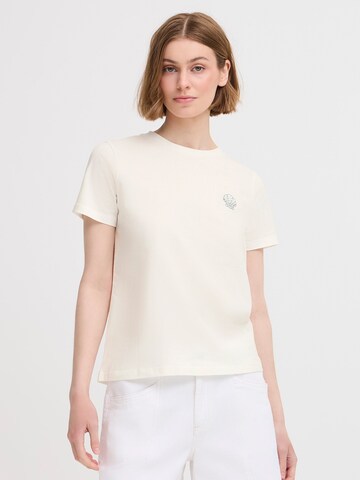 ICHI - Camisa 'IHCAMINO' em bege: frente