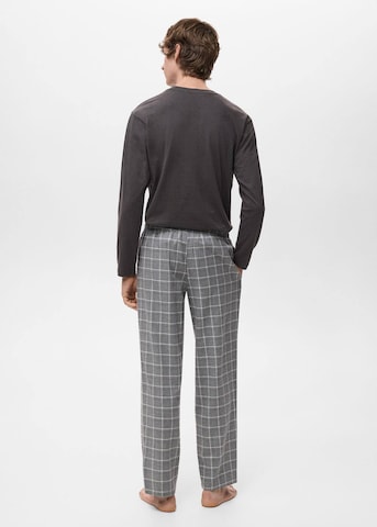 MANGO MAN Pyjama in Grau