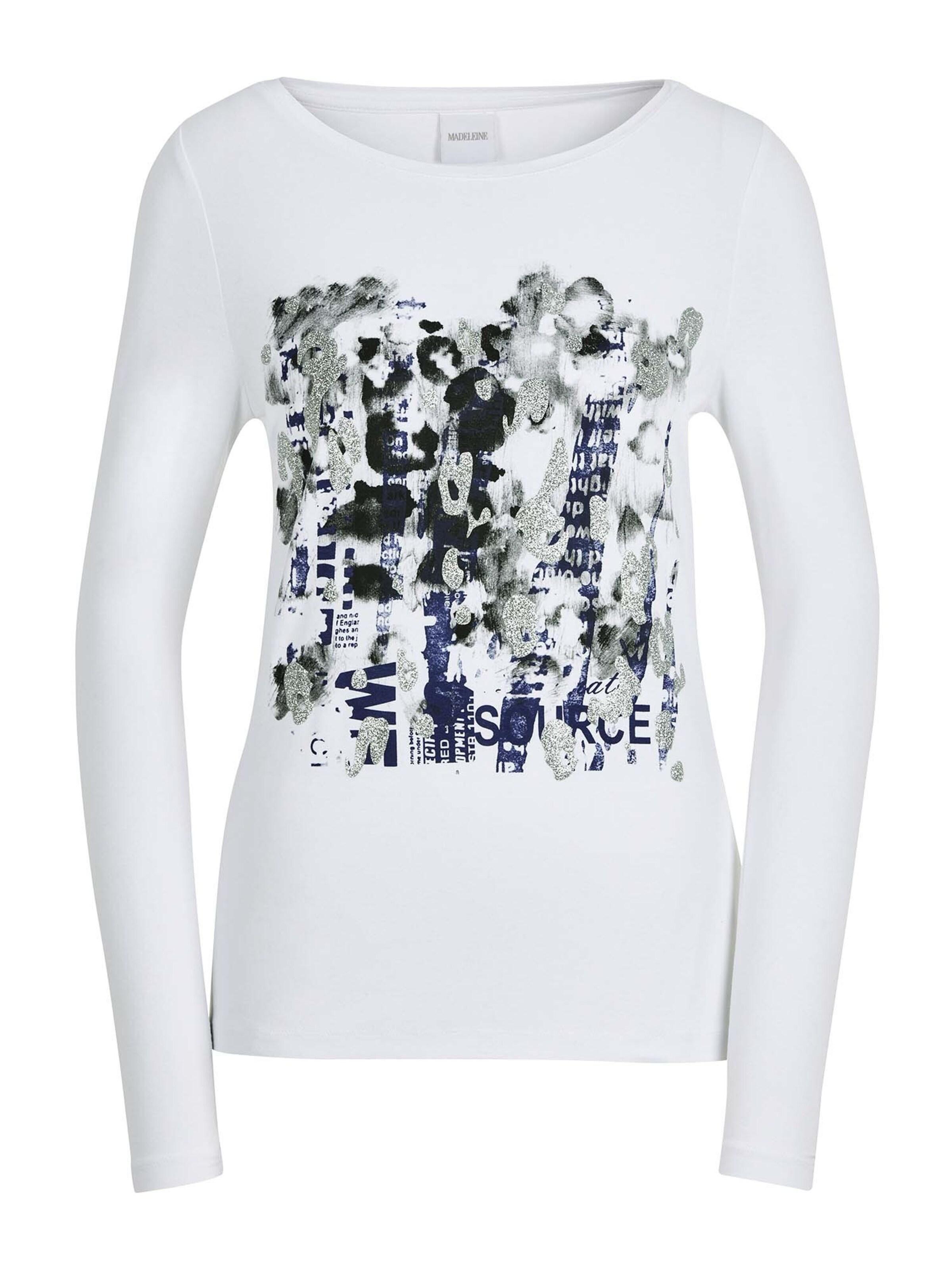 MADELEINE Bluse in Weiß: Vorderseite