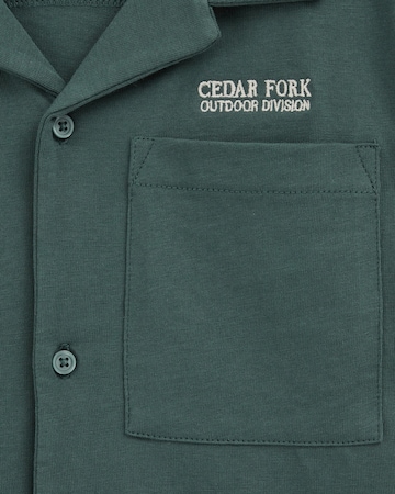 WE Fashion Regular Fit Skjorte i grøn