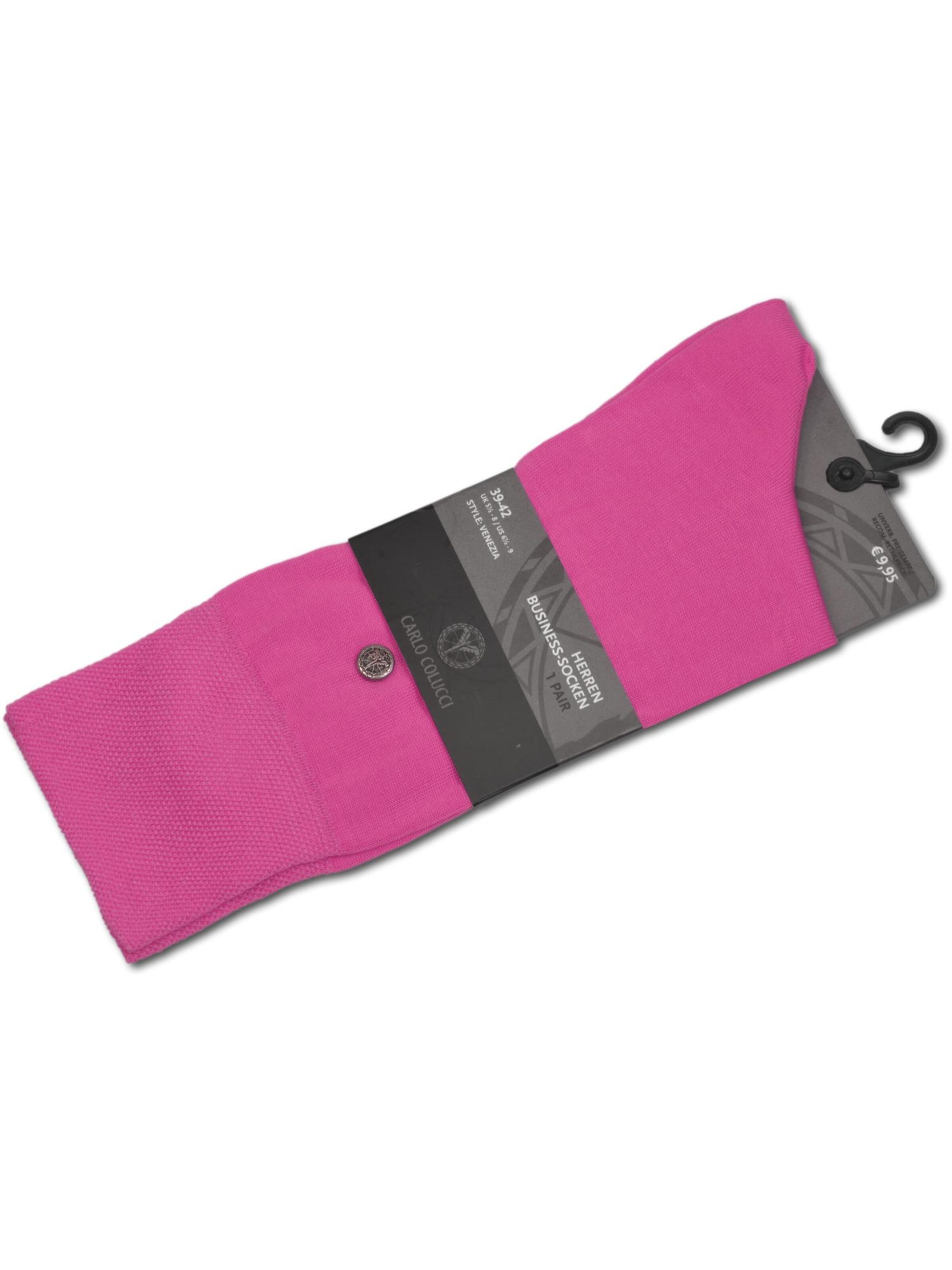 Carlo Colucci Socken ' Firenze ' in Pink
