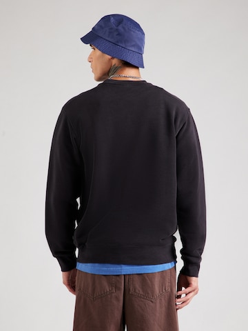 Bluză de molton de la VANS pe negru: spate