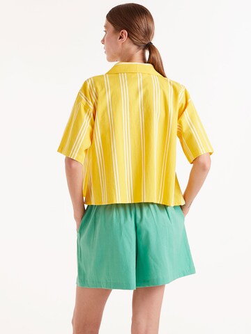 Compania Fantastica Μπλούζα 'Camisa' σε κίτρινο
