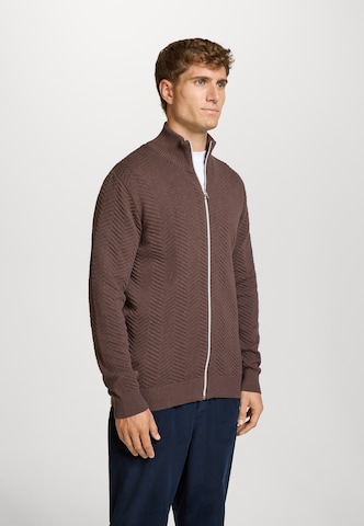 Kronstadt Gebreid vest 'Carlo' in Bruin