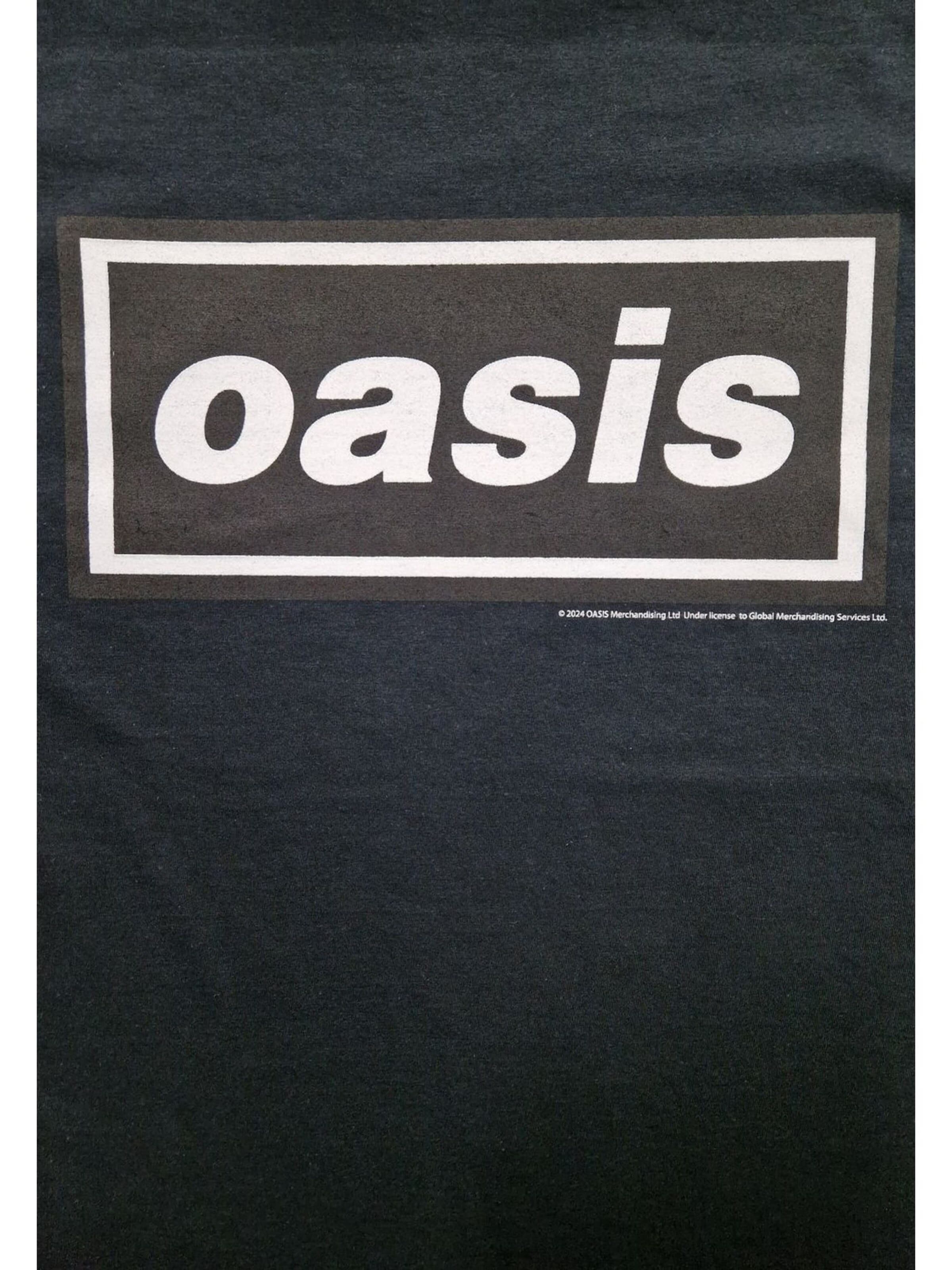 T-Shirt 'Oasis Decca Logo T-Shirt' Oasis en noir