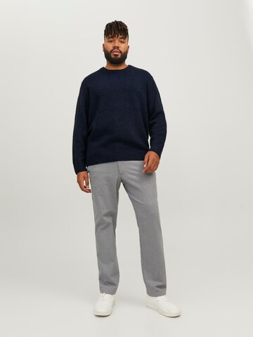 Jack & Jones Plus - Pullover 'JOROllie' em azul