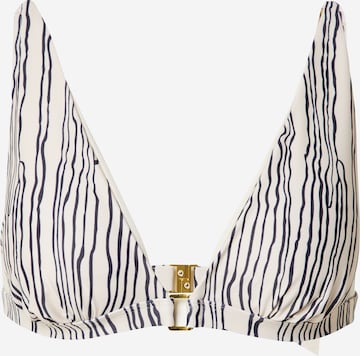 Guido Maria Kretschmer Women - Triángulo Top de bikini 'Cecilia' en blanco: frente