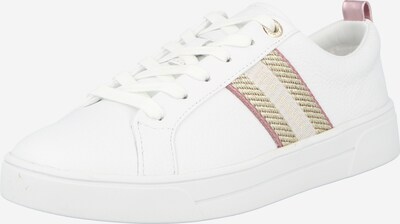 Sneaker low 'Baily' Ted Baker pe alb kitt / auriu / rosé / alb, Vizualizare produs