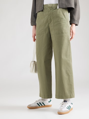 Wide Leg Pantalon GAP en vert : devant