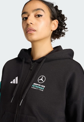 ADIDAS PERFORMANCE Sports sweat jacket 'Mercedes-AMG Petronas Formula 1 Team DNA' in Black