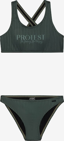 PROTEST Bikini 'PRTMOON JR' in Grün: Vorderseite