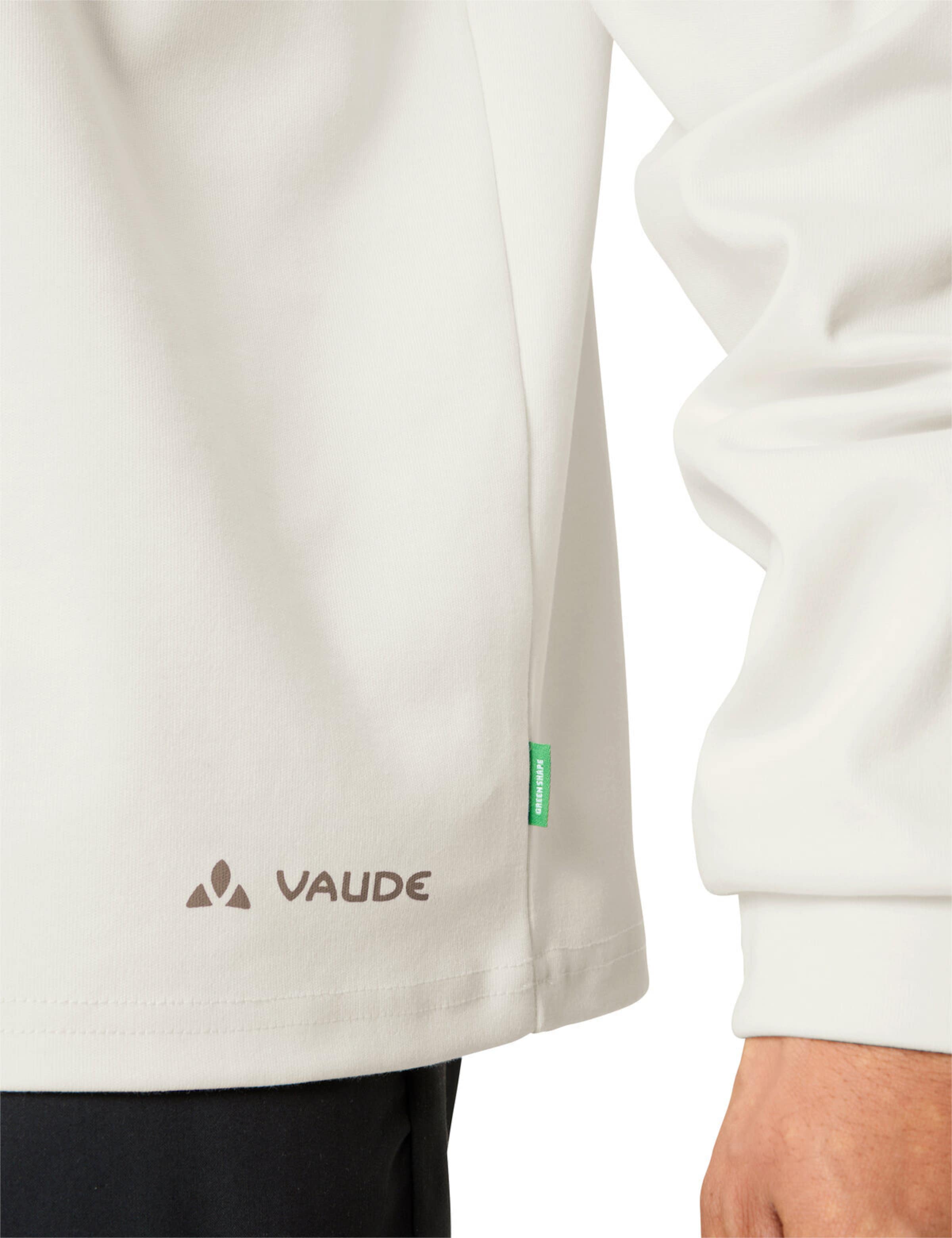 VAUDE Sports sweatshirt 'Najun' in White
