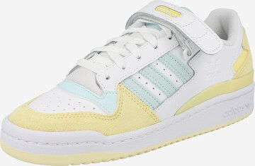 Baskets basses 'Forum' ADIDAS ORIGINALS en jaune : devant