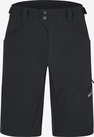 ZIENER Regular Workout Pants 'NELAT X' in Black: front