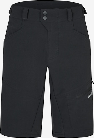 ZIENER Regular Workout Pants 'NELAT X' in Black: front