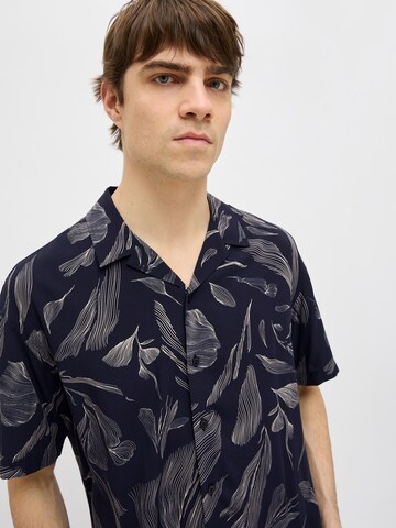 JJ Rebel Regular fit Button Up Shirt 'JREBBERN' in Blue