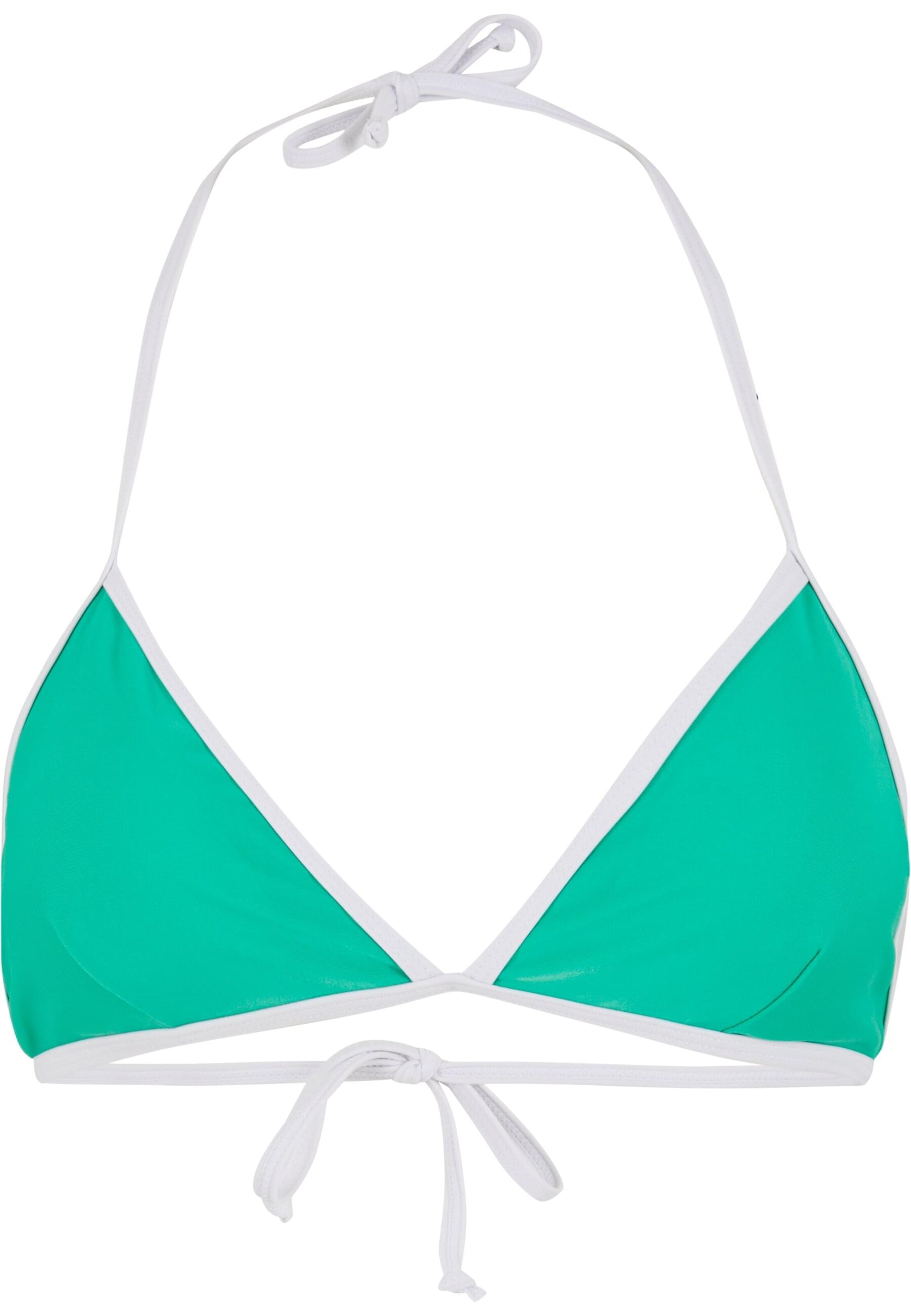 Urban Classics Triangle Bikini in Green