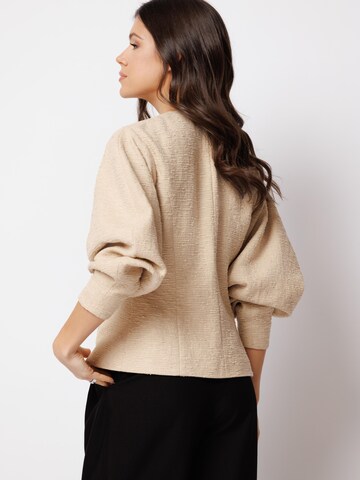 Veste mi-saison 'Lyra' Couture de Marie en beige