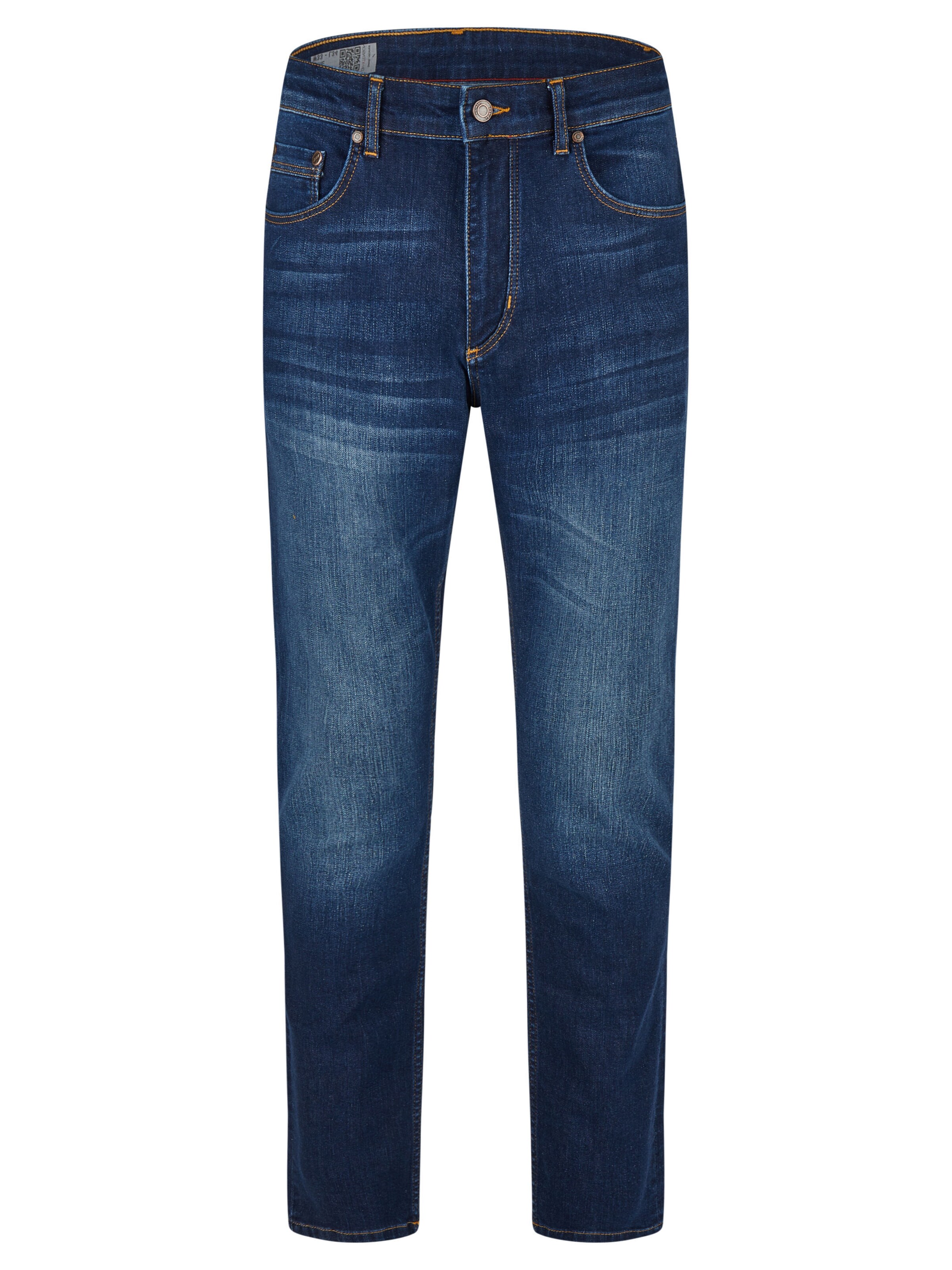 HECHTER PARIS Slimfit Jeans in Blauw: voorkant