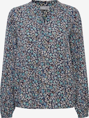 Fransa Blouse 'Silja' in Blauw: voorkant