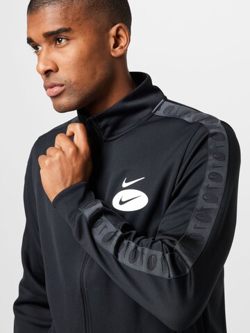 Nike Sportswear - Casaco em moletão em preto