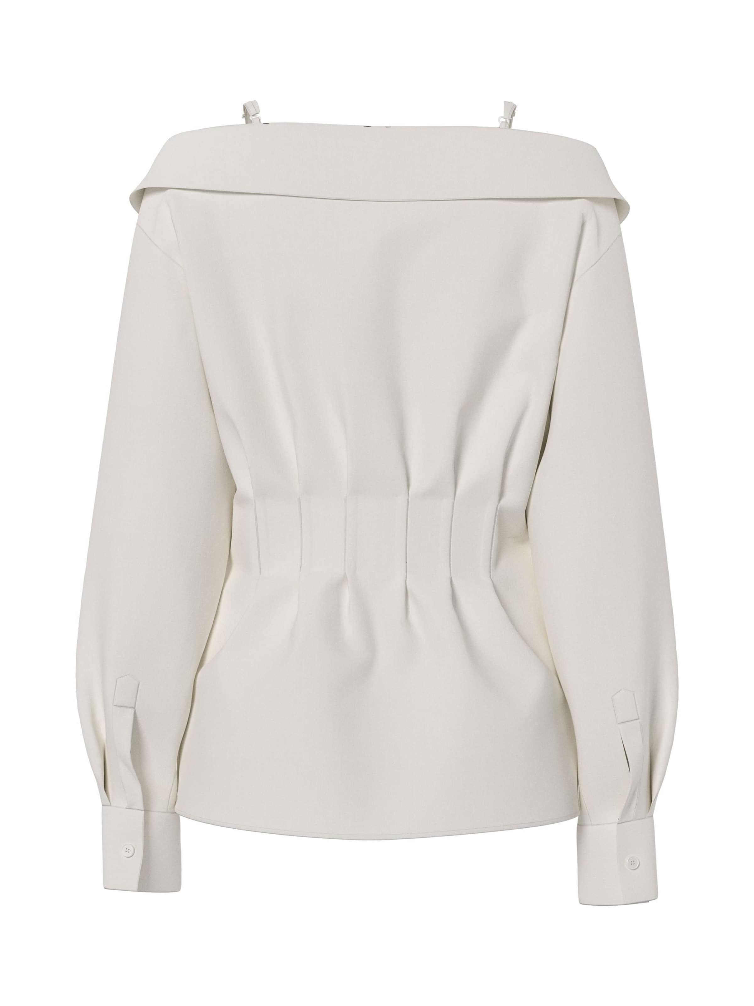 HYPEDROP Bluse 'Estelle' in Weiß