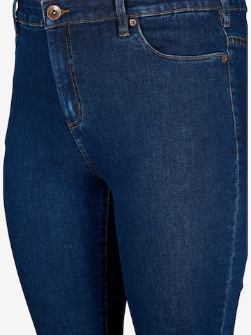 Zizzi Skinny Jeans 'Amy' in Blau