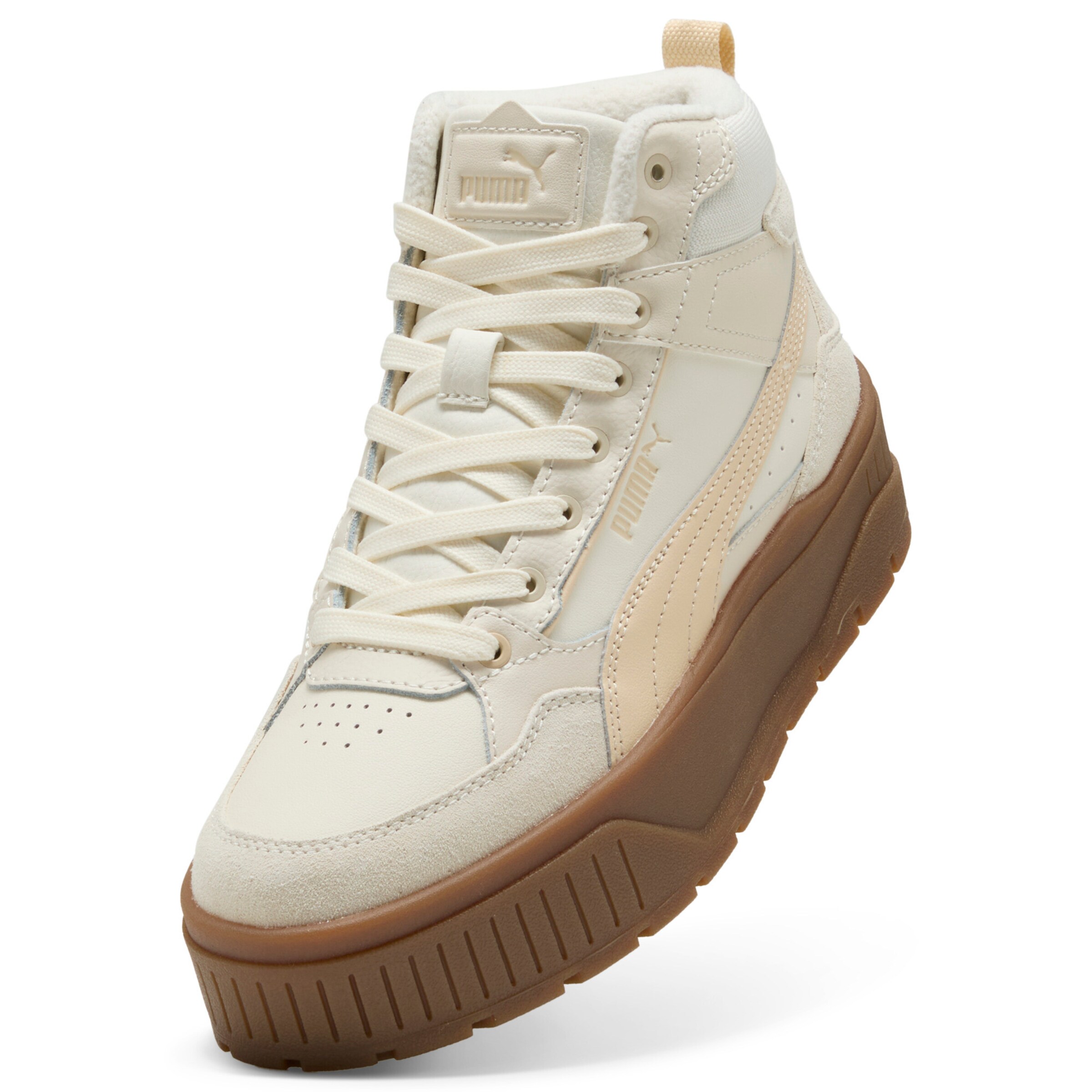 PUMA High-Top Sneakers in Beige