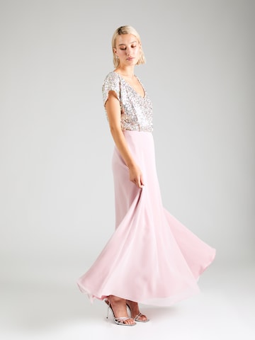 Robe de soirée SWING en rose