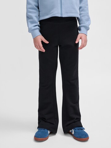 Hummel Flared Leggings in Schwarz: Vorderseite