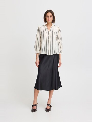 ICHI Blouse 'Sanja' in Beige