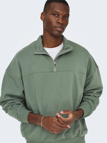 Only & Sons - Sudadera 'ONSCERES' en verde
