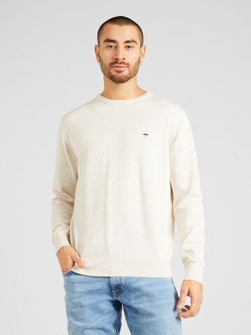 FYNCH-HATTON Sweater in White: front