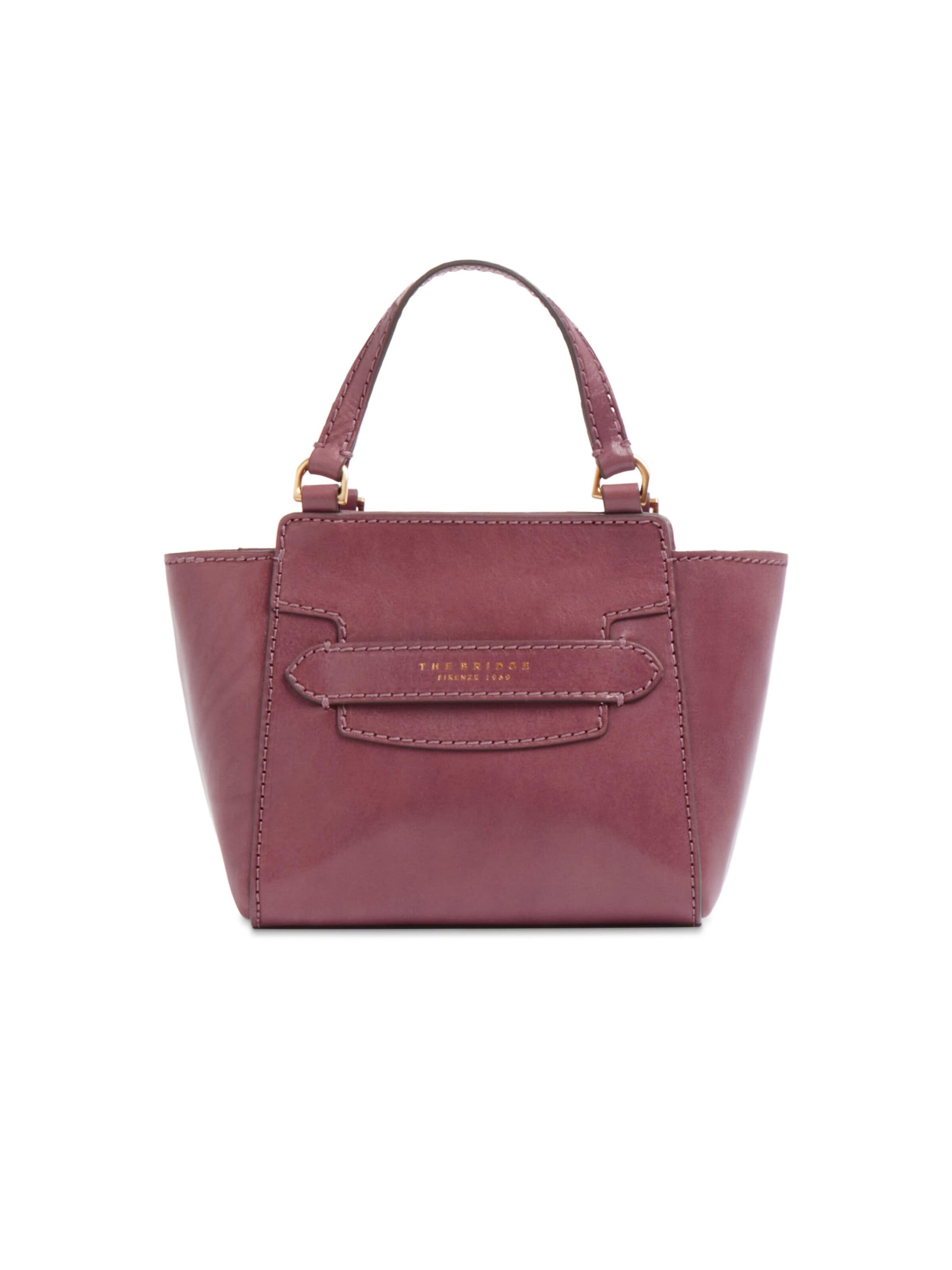 Sac bandoulière The Bridge en rose : devant