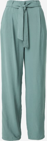 VERO MODA Loosefit Bandplooibroek 'ELSA' in Groen: voorkant