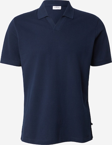 s.Oliver Poloshirt in Blau: Vorderseite