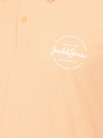 Jack & Jones Plus Poloshirt 'FOREST' in Orange