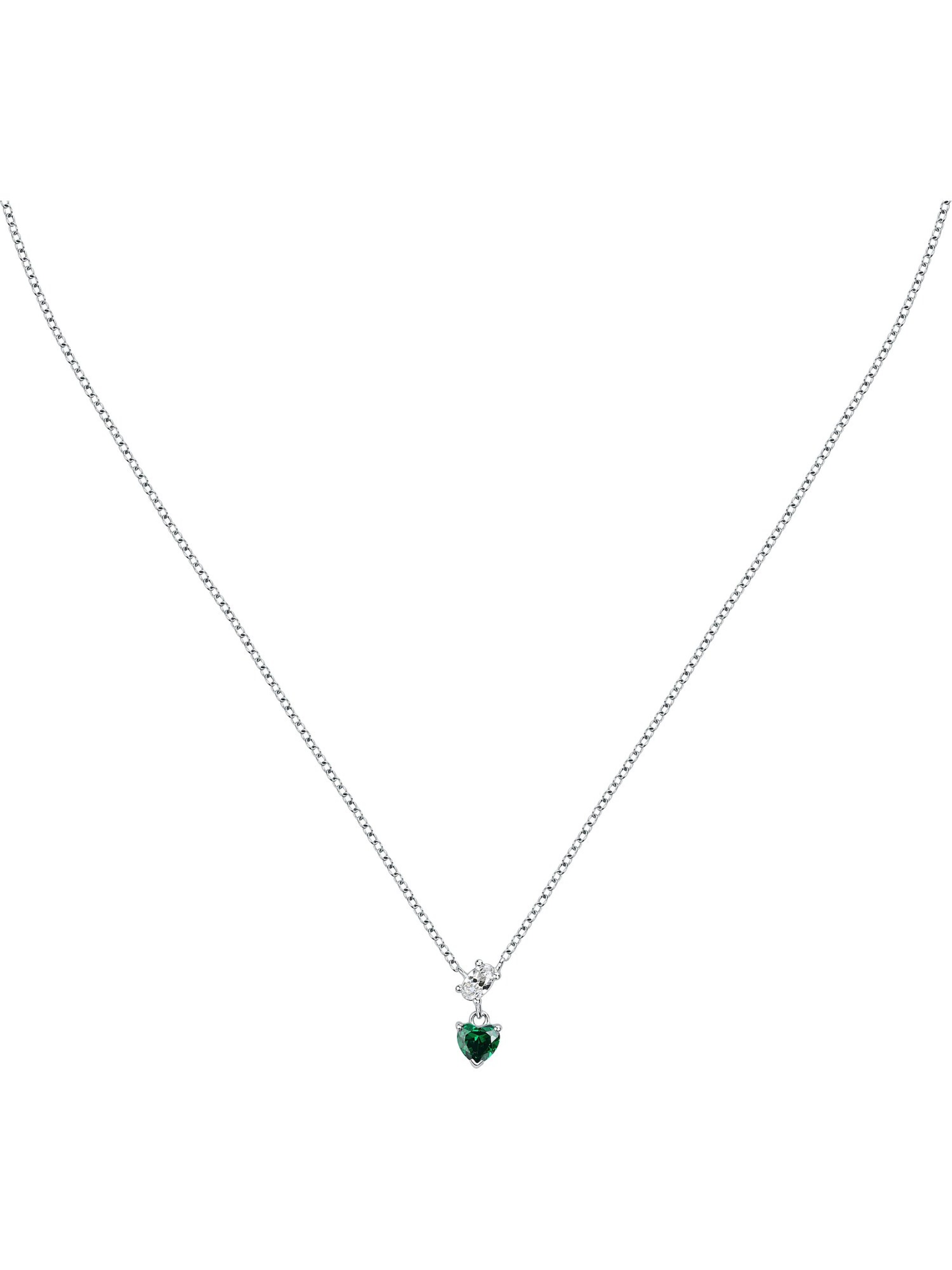 FAVS Necklace in Silver: front