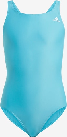 ADIDAS PERFORMANCE Athletic Swimwear in Blue: front