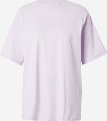 Nike Sportswear T-shirt 'Essentials' i lila: framsida