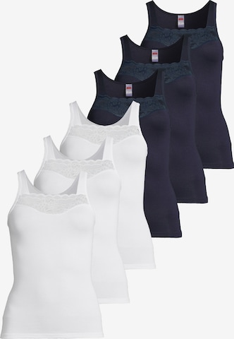 CON-TA Unterhemd 'Modal' in Blau: Vorderseite