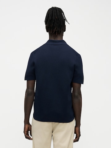 BOSS Gebreid vest 'C-Neri' in Blauw