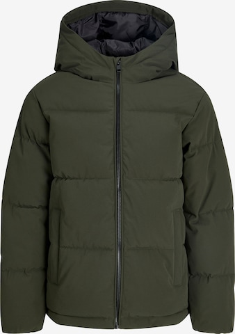 Jack & Jones Junior Winterjas 'JJGalaxy' in Groen: voorkant