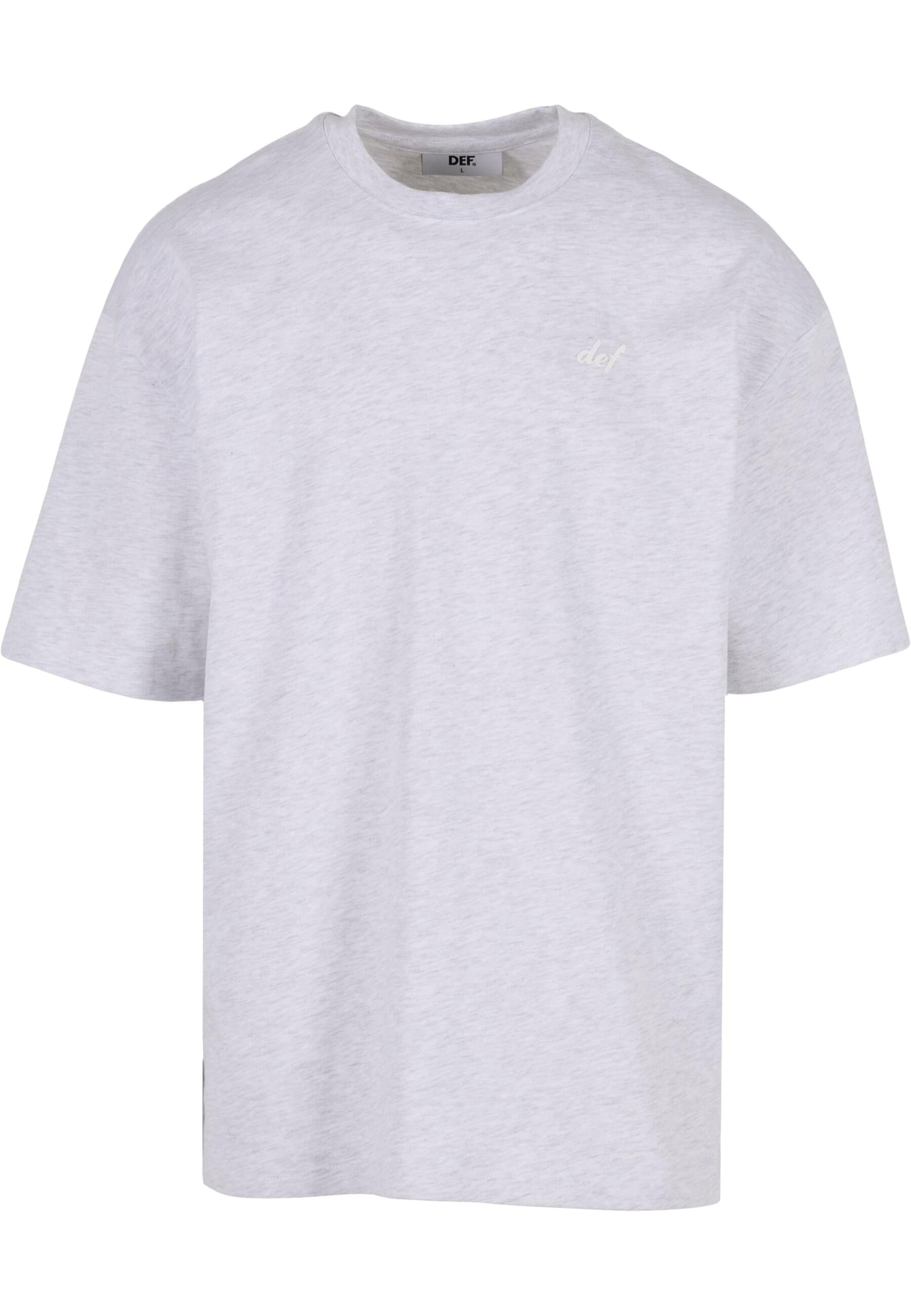 DEF T-Shirts 'Leader' in Grau: Vorderseite