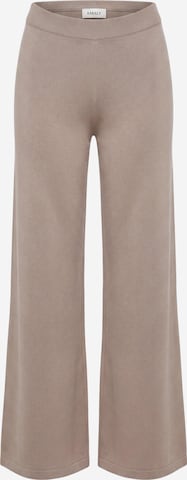 AMALY Wide leg Trousers in Beige: front